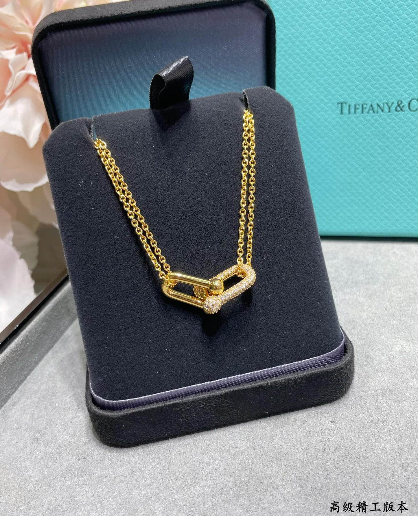 Nautical buckle chain rope pendant