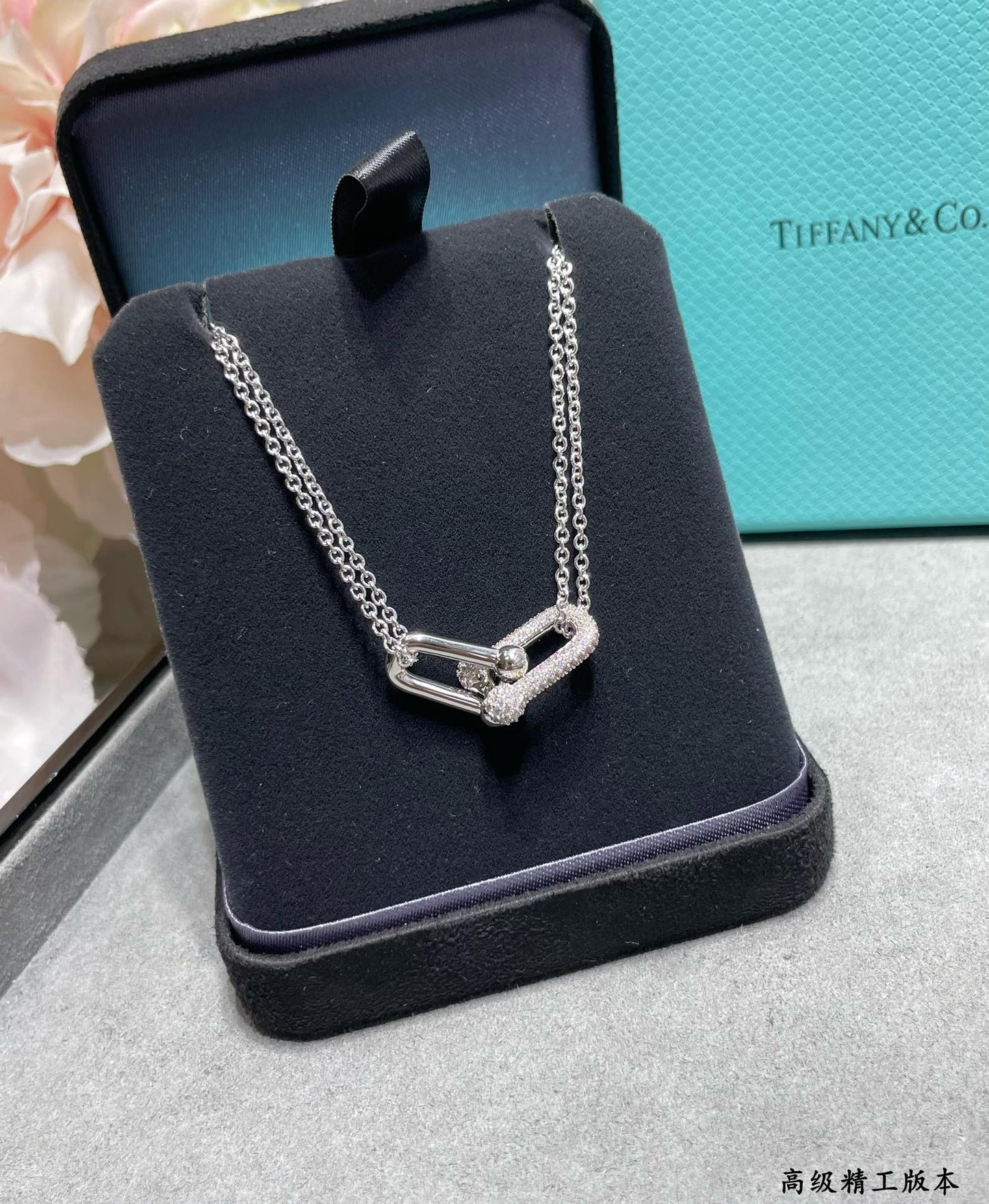 Nautical buckle chain rope pendant
