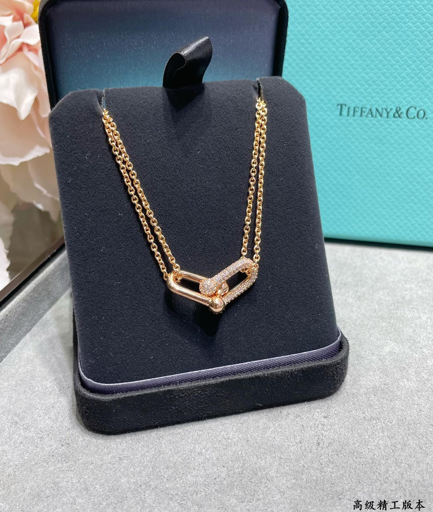 Nautical buckle chain rope pendant
