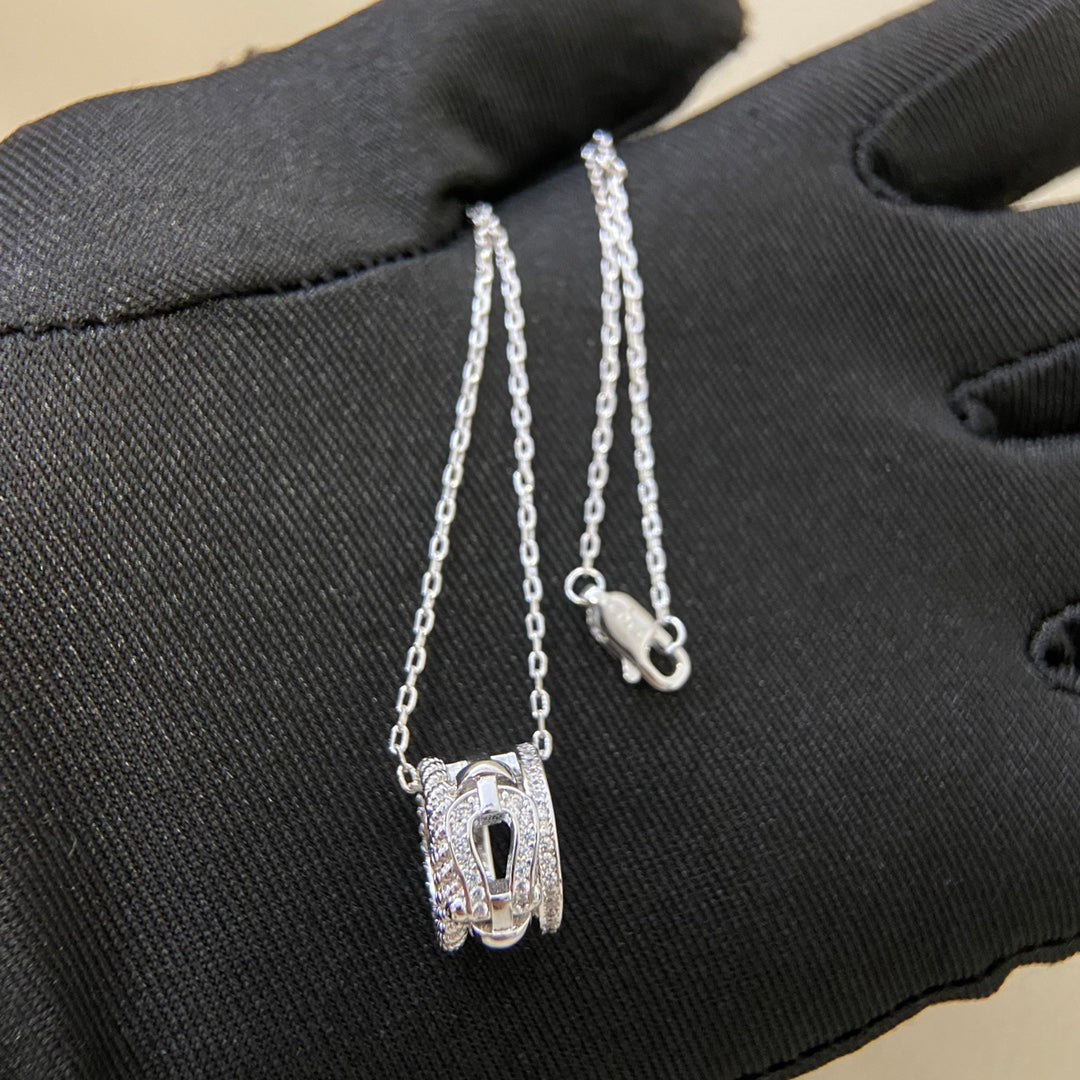 Nautical buckle chain rope pendant