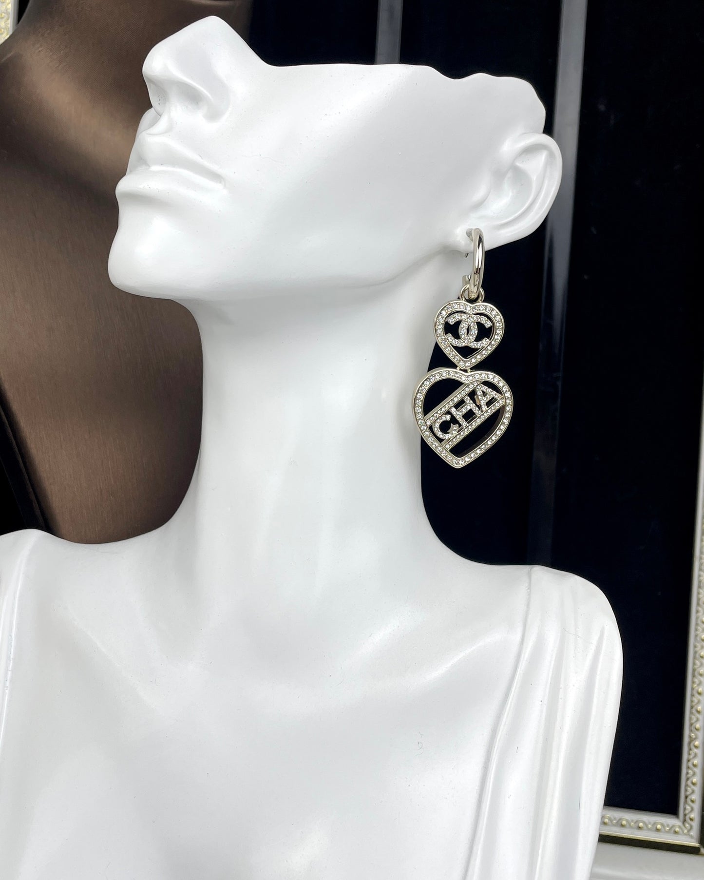 Love diamond earrings