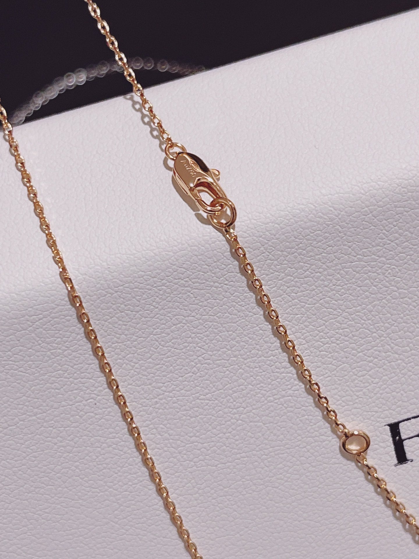Diamond lock necklace