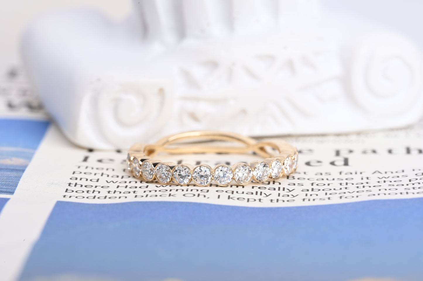 Diamonds Line Ring
