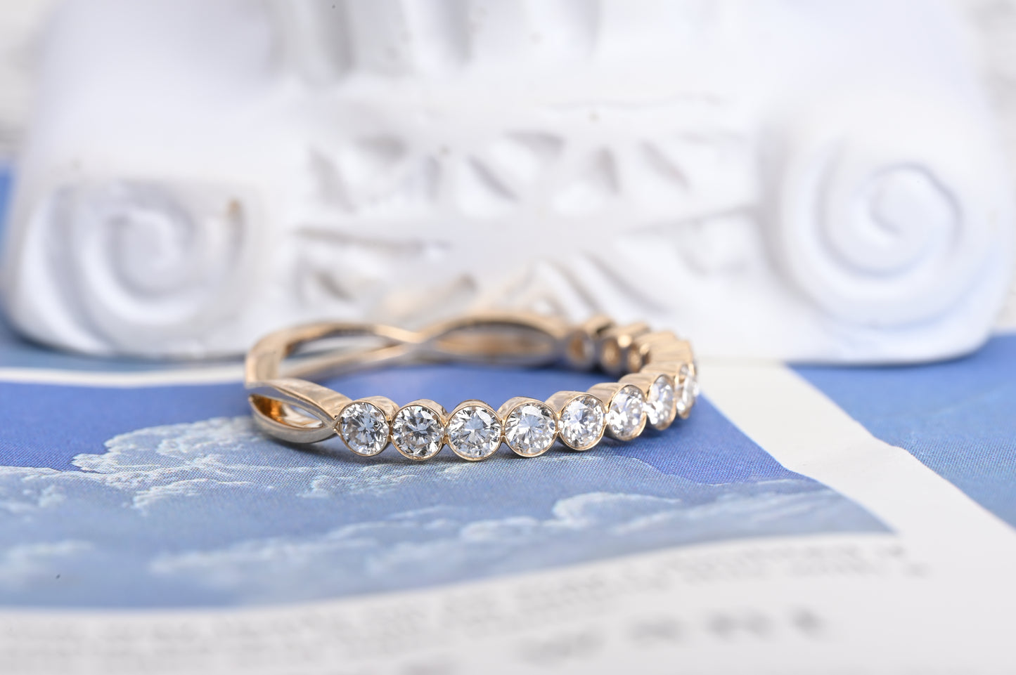 Diamonds Line Ring
