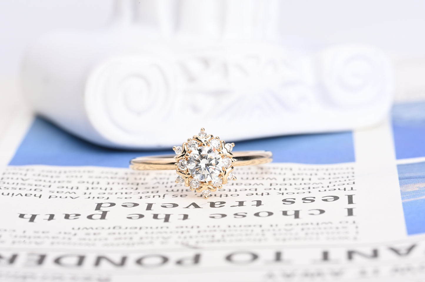 Enchanted Fireworks Diamond Ring