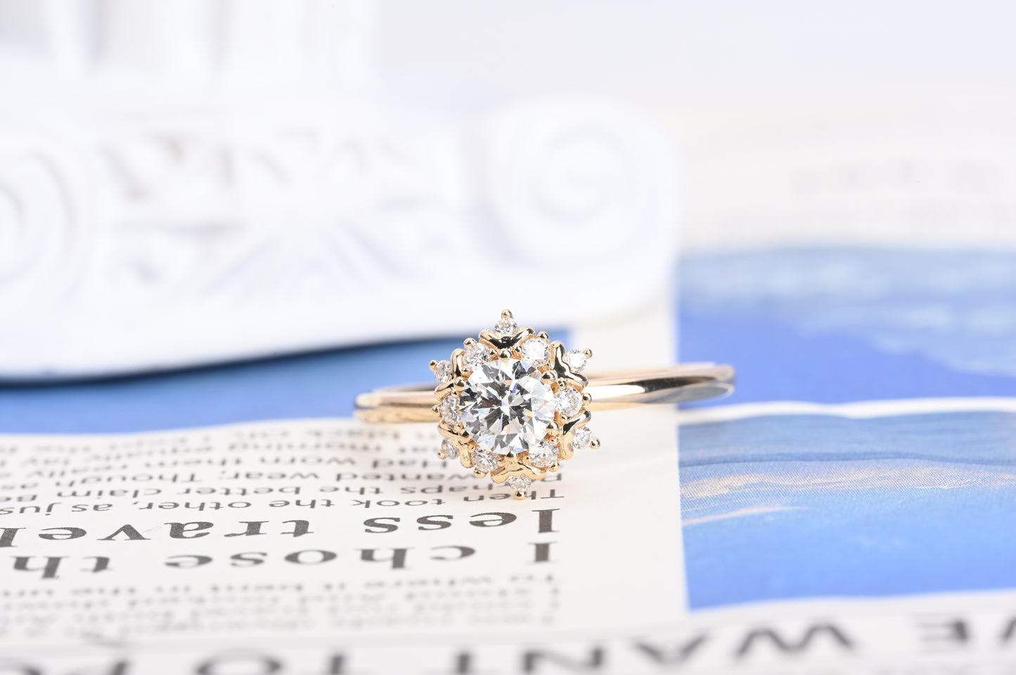 Enchanted Fireworks Diamond Ring