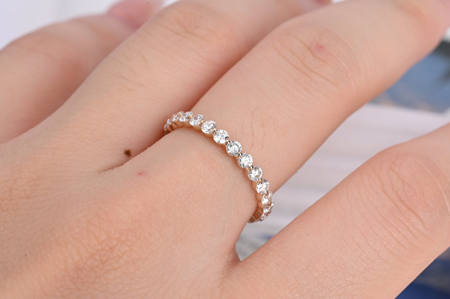 Diamonds Line Ring