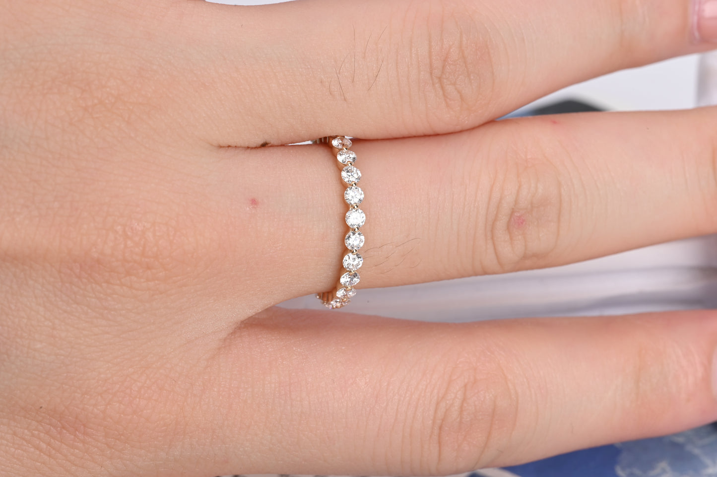 Diamond round ring
