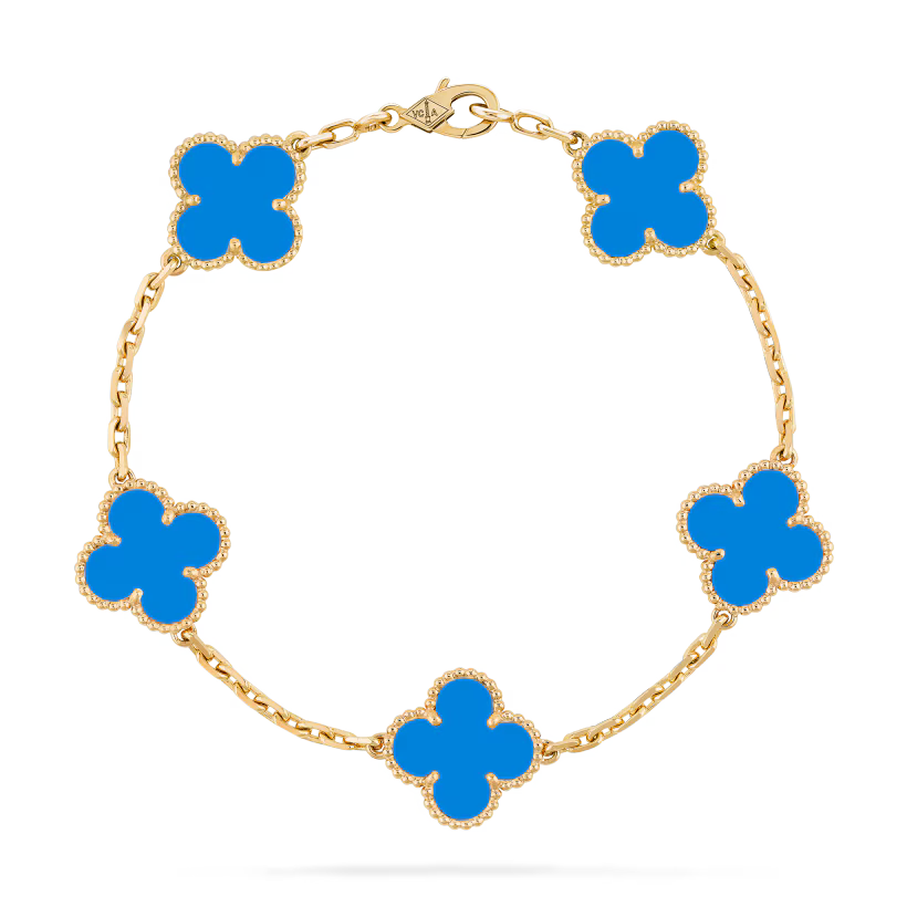 Blue agate bracelet