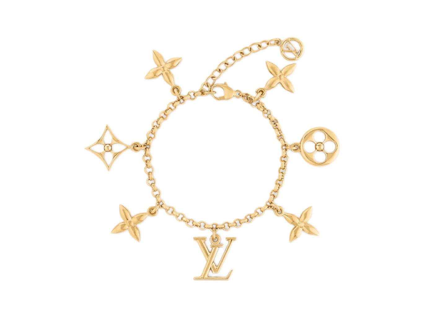 L floral bracelet