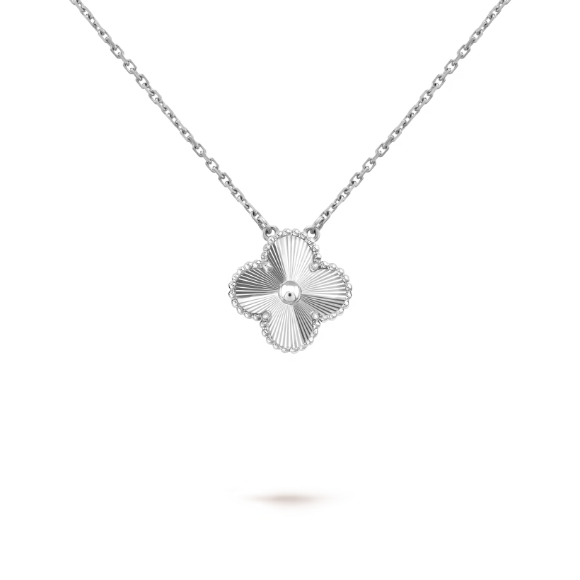 Laser natural diamond necklace