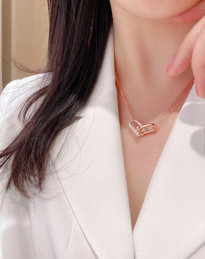 Nautical buckle chain rope pendant