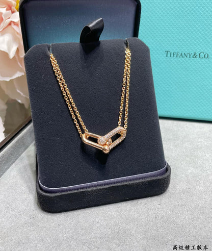 Nautical buckle chain rope pendant