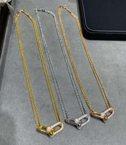 Nautical buckle chain rope pendant