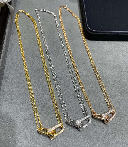 Nautical buckle chain rope pendant