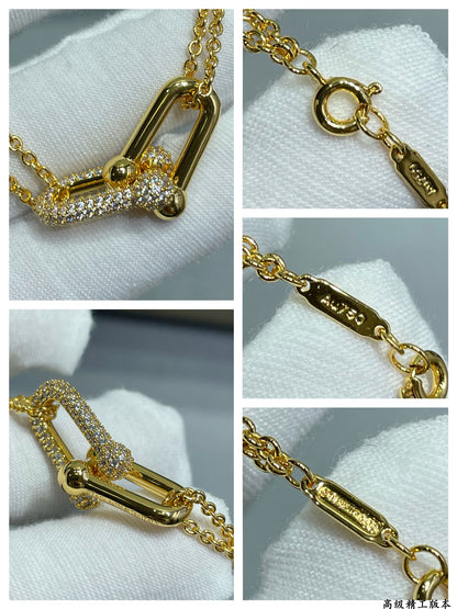 Nautical buckle chain rope pendant