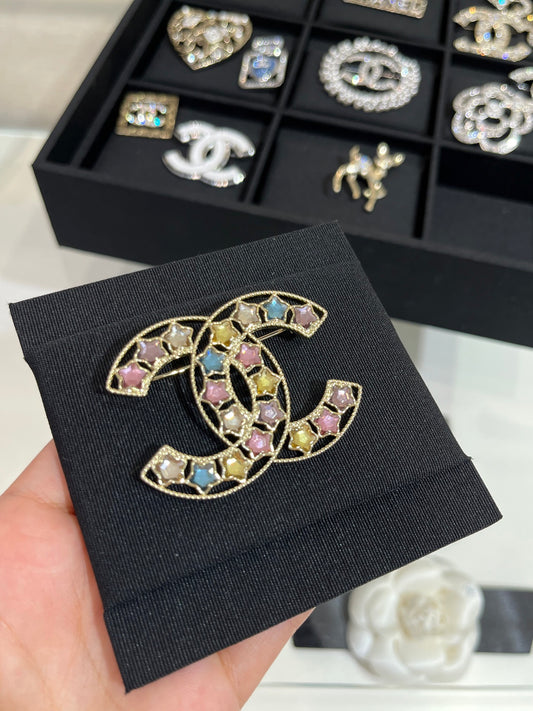 Colorful Star Brooch