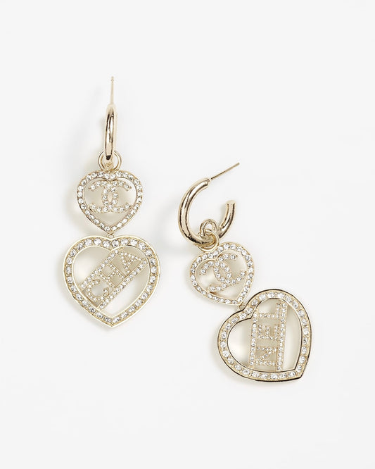 Love diamond earrings