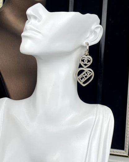 Love diamond earrings