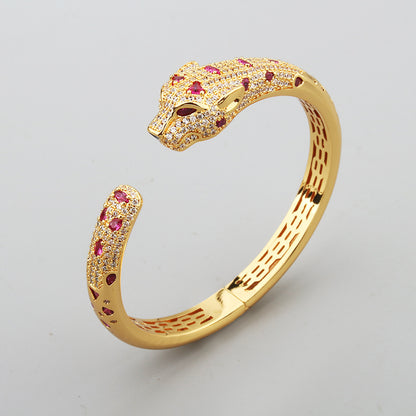 Colorful diamond bangle