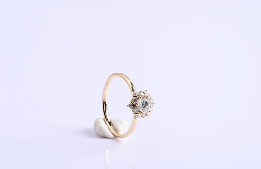 Enchanted Fireworks Diamond Ring