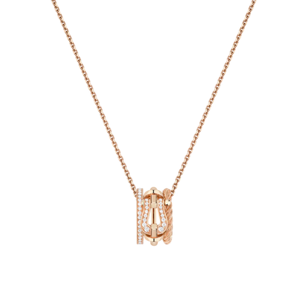 Nautical buckle chain rope pendant