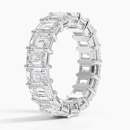 Emerald Eternity Diamond Ring
