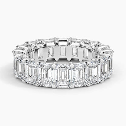 Emerald Eternity Diamond Ring