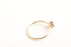 14K Gold Diamond Halo Ring