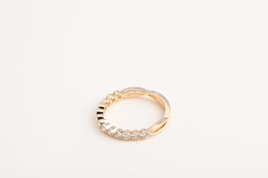 Diamonds Line Ring