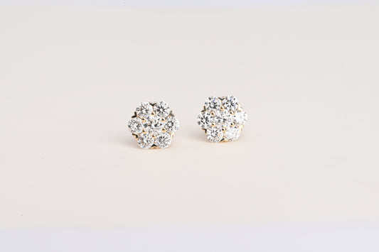 dreamy petal earrings