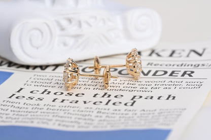 dreamy petal earrings