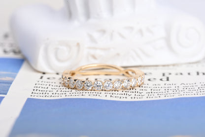 Diamonds Line Ring