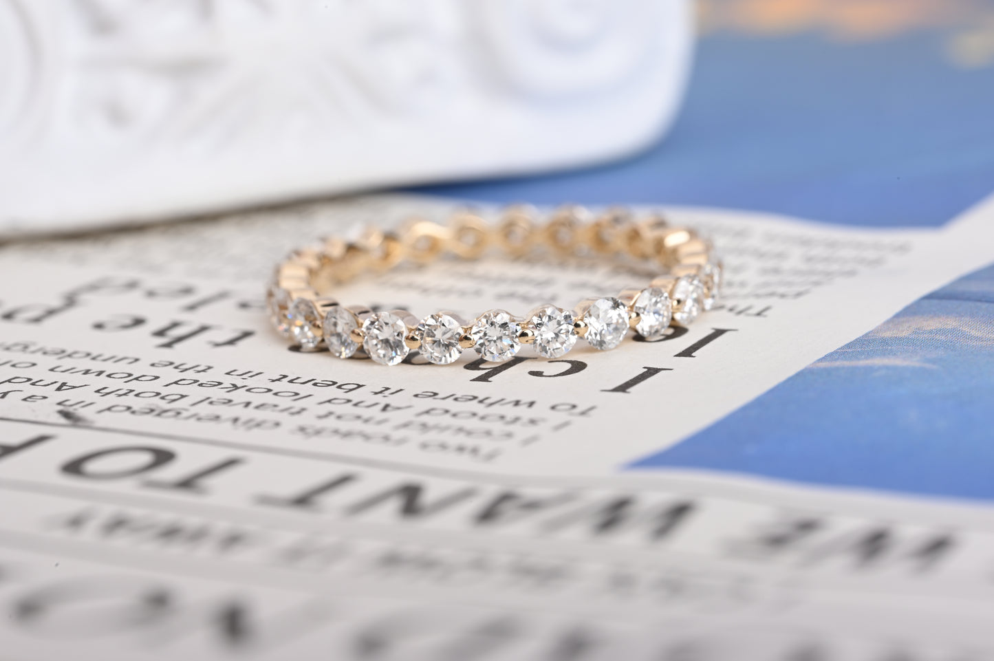 Diamond round ring
