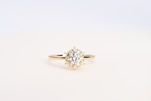 Enchanted Fireworks Diamond Ring