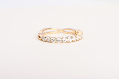 Diamonds Line Ring