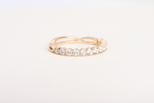 Diamonds Line Ring