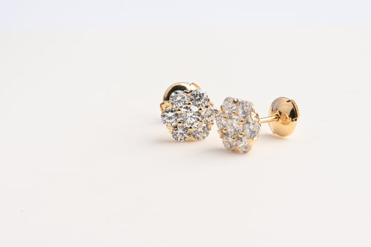 dreamy petal earrings