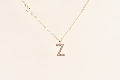letter necklace