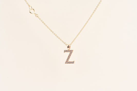 letter necklace