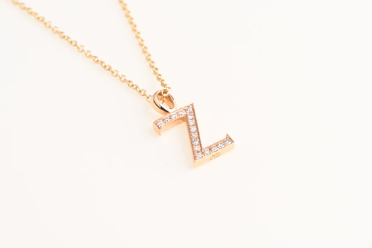 letter necklace