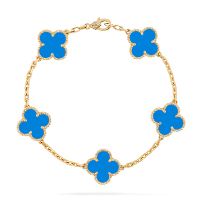 Blue agate bracelet
