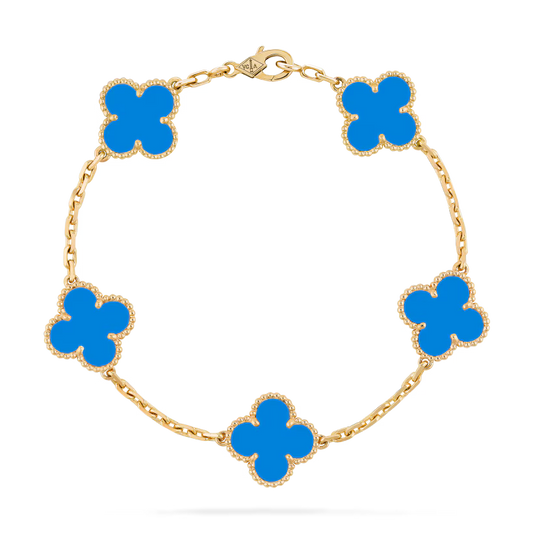 Blue agate bracelet