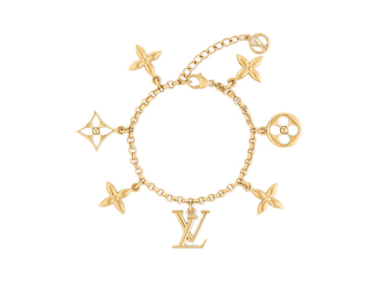L floral bracelet