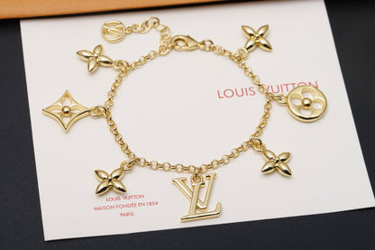 L floral bracelet