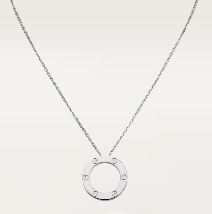large disc necklace