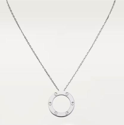 large disc necklace