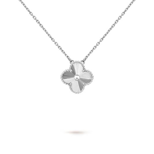 Laser natural diamond necklace